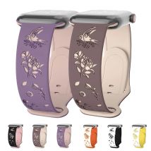 Silikonarmband für Apple Watch Band Ultra 49 mm 44 mm 42 mm 46 mm 45 mm 41 mm 40 mm Schwalbenschnitzarmband für iWatch 10 9 8 7 6 5 SE