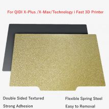 QIDI Technology PEI Build Plate for X-Plus/X-Max/ I Fast 3D Printer Double Sided Textured PEI Flexible Spring Steel Sheet