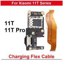 1Pcs Für Xiaomi 11T Mi 11T Pro USB Lade Dock Ladegerät Port Verbindung Hauptplatine Flex Kabel reparatur Ersatz Teile