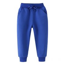 Metri di salto 2-7T Blu Autunno Primavera Pantaloni per bambini Pantaloni Pianura Vendita calda Ragazzi Ragazze Pantaloni sportivi Pantaloni sportivi per bambini