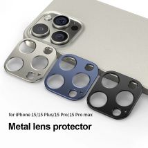 Anillo de lente de Metal de aleación de aluminio, accesorios para iphone 15 Pro Max, Protector de cámara, funda para iphone 15 Pro Max