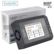 ToolkitRC M8P caricabatterie intelligente 1-8S 600W 20A telecomando auto modello di aviazione aereo batteria al litio FPV ricarica rapida