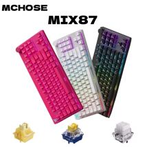 MCHOSE MIX87 Tastiera magnetica Swtich Tastiera da gioco cablata 8K + 256K Esport 0,08 ms Accessori per giocatori personalizzati per e-sport a bassa latenza