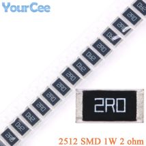 100 Stück/10 Stück 2 Ohm 2512 SMD-Widerstand 2 Ohm 2R 2R0 1 W 5 % Chip-Widerstandssatz