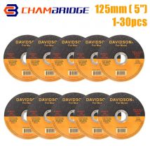 125mm Cut Off Wheel 5 " Metal Cutting Disc Angle Grinder Rotary Circular Saw Disc for Metal Stainless Steel Iron Cutting 1-30pcs