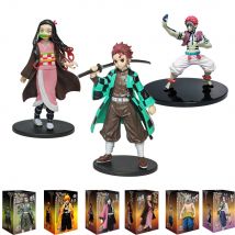 Anime Kamado Tanjirou Nezuko Demon Slayer Figurka Figurki akcji PVC Model Toys Zenitsu Figurka