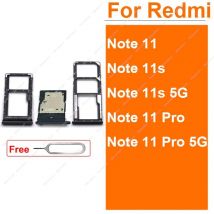 Vassoio della scheda SIM per Xiaomi Redmi Note 11 11S 11 Pro 4G 5G Supporto per slot per scheda SIM Adattatore per scheda Sostituzione del lettore