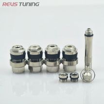 Universal Legierung 4 teile/satz Flush Bolt In Kit Unsichtbare Stealth Auto Rad Reifen Reifen Ventil Vorbauten Rohr Kappe