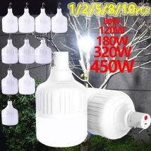Przenośne latarnie Akumulatorowe lampy awaryjne LED o dużej mocy USB Hak Outdoor Camping Namioty