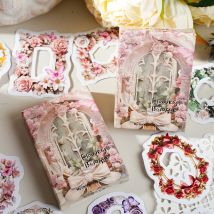 1 Stil 30 teile/beutel Blume Thema Boxed Aufkleber für DIY Handbuch Telefon Fall Foto rahmen Album Sammelalbum hängen Tag Karte Dekoration