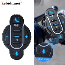 Neue drahtlose Bluetooth-Fernbedienung V5.4 Smart Media Controller wasserdicht für Helm-Kopfhörer Motorrad-Fahrradlenker