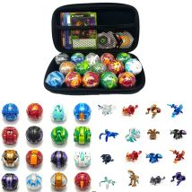Zestaw 4-16 sztuk Złotych Kul Battle Ball Shooter Battle Nowy Zestaw Figurki Akcji Potworów Metamorfosis Kolekcja Zwierząt Zabawka dla Dzieci