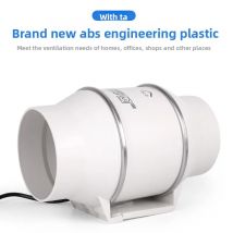 Exhaust Fans Home Silent Inline Pipe Duct Fan Bathroom Extractor Ventilation Kitchen Toilet Wall Air Clean Ventilator