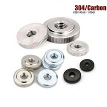 2/5/10pcs M2 M2.5 M3 M4 M5 M6 M8 M10 304 Stainless Carbon Steel Zinc Nickel Plated Adjust Leveling Knurled Toolless Thumb Nut