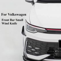 Für Volkswagen Golf 8 8,5 Polo 2018-2024 Front Bar Kleine Wind Messer Vorne Gesicht Umgeben Klinge Spoiler auto Innen Zubehör