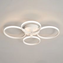 Moderne LED-Deckenleuchten für Wohnzimmer, Schlafzimmer, Flur, Foyer, Dekoration, Heimbeleuchtung, Deckenleuchten, schwarz/weiße Leuchte