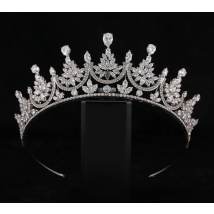Princess Crowns For Wedding Bride Headdress Cubic Zirconia CZ Bridal Tiara Crown For Women Girl Birthday Party Prom Hair Jewelry