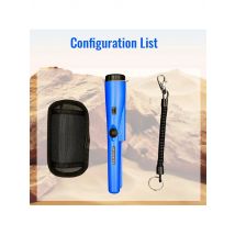 Pro GP-Pointer Handheld Metal Detector w/IP66 Waterproof & LED-Bracelet Strap for Treasure Hunting & Outdoor Exploration