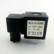 Bobina elettrovalvola Elettrovalvola di alta qualità Bobina in rame 12vdc 24vdc Ac24v 36v 110v 220v 380v Diametro interno 13mm Altezza 41m