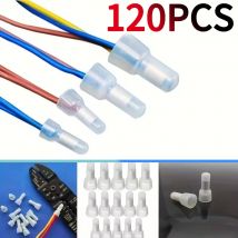 100/120 pezzi tappo a crimpare con estremità chiusa 22-16 16-14 12-10 AWG terminale connettore cavo calibro ZiiZ