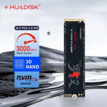Huadisk SSD NVMe M2 1TB 512GB Internal SSD Drive PCIE3.0 3000MB Speed for GIGABYTE/MSI/ X99 X79 for DIY Gaming Computer PC