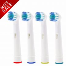 4x Replacement Brush Heads For Oral-B Electric Toothbrush Fit Advance Power/Pro Health/Triumph/3D Excel/Vitality Precision Clean
