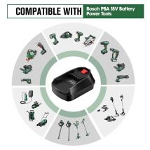 Batterie adapter für makita dewalt milwaukee bosch worx kress metabo ridgid hitachi devon stanley li-ion batterie zu bosch c werkzeug