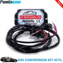 E85 4-Zylinder-Bioethanol-Konverter Auto-Umrüstsatz Flex Fuel-Ethanol-Alternative mit Cold Start Asst. Biobrennstoff E85, Ethanolauto