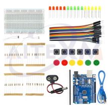 Starter Kit für UNO R3 Mini Breadboard LED Jumper Wire Button für Arduino für UNO DIY KIT Schule Bildung Labor mit Board
