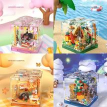 Klemmbausteine Kreative Experte Sembo AREA-X vier Jahreszeiten Spaß wilde Serie Bausteine Ziegel Puzzle Spielzeug für Mädchen Jungen Kinder Weihnachts geschenk