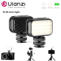 Ulanzi VL28 6500K Mini LED Luce video ricaricabile GoPro Light Mod sulla luce della fotocamera per