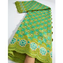 Afrikanischer spitzens toff 2,5 hochwertige schweizer voile spitze in der schweiz trockener spitzens toff für hochzeits feier kleid yards ty3619