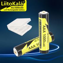 5-50 sztuk LiitoKala Ni-10/AAA 1.2V 1000mAh AAA NI-MH akumulatory do golarki latarka aparat NIMH wstępnie naładowany akumulator