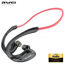 Awei A880BL Auricolare Bluetooth senza fili Auricolari da gioco Archetto da collo Auricolare aperto Cuffie sportive Gancio per l'orecchio per iPhone 17