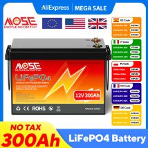 Akumulator LiFePO4 12V 300Ah z akumulatorem litowo-żelazowo-fosforanowym 200A BMS 8000+ cykli do