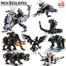 Horizons Beasts Model MOCBuilding Snake Block Slitherfanged Monster Construction Bricks Tremortusked Toys Stormbird Gifts