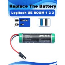 3,6 V 3200 mAh Ersatzakku für Logitech UE BOOM 1 2 3 Bluetooth-Lautsprecherteile Ultimatives Zubehör