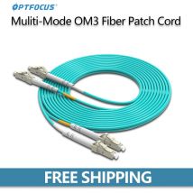OPTFOCUS 10G OM3 Fiber Optic Patchkabel LC UPC Multi Mode Jump Kabel Dual 1M 2M 5M 10M 30M 100M Dual Solo Fibra Kabel