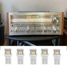 50pcs New AC 8V LED Wedge Lamps Replace 8v 300mA Incandescent Bulbs for SX1050 SX980 SX1080 Pioneer Stereo Receivers