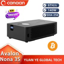 Nuovo arrivo Canaan Avalon Nano 3S 6Th/s 140W BTC Miner Nuovo Bitcoin Miner Home Office Riscaldatore con alimentatore per uso domestico Spedizione in febbraio