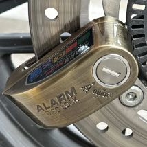 Falante Blocco allarme freno a disco moto difunzionale Motore per bicicletta Bicicletta Scooter Antifurto Blocco freno a disco ruota impermeabile