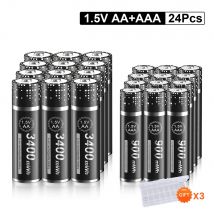 AA 1,5 V Li-Ion Akku + 1,5 V AAA Li-Ion Akkus mit LCD Smart 1,5 V Lithium Li-Ion batterie Ladegerät