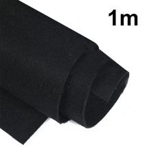 1M Speaker Mesh Cloth Replacement Secure Installation DIY Dustproof Protection Stylish Black/Grey Polyester Fiber