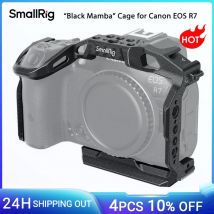 Gabbia per fotocamera SmallRig per gabbia Canon EOS R7 R10 con supporto per piastra a sgancio rapido Arca-Swiss per DJI RS3/RS 2 per riprese Multiple