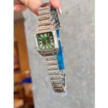 Hot Brand Wrist Watches Women Girl Ladies Square Pretty Roman Numerals Style Steel Metal Band Quartz Luxury Clock CA188