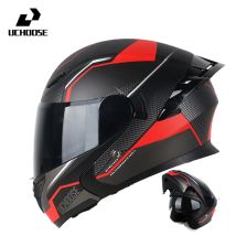 Casco de motocicleta DOT de alta calidad para las cuatro estaciones, Casco Modular abatible hacia arriba para carreras de Motocross, Casco todoterreno para hombres y mujeres sin máscara