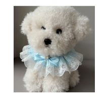 Sweet Cat Dog Bibs Collar Lace Adjustable Neck Strap Bowknot Puppy String Neckerchief Dog Saliva Towel Pet Accessories Supplies