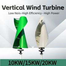 Vertical Axis Wind Power Generator 3000W 5000W Free Energy 48v 12v 24v  Permanent Maglev Generator With Mppt Charge Controller