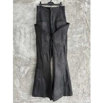 Owen Seak Jeans denim da uomo in cera d'olio Pantaloni jeans solidi da donna hip-hop dritti casual rivestiti da uomo gotico