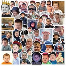 10/30/60pcs Funny Meme Hasbulla Graffiti Stickers Cartoon Decals Laptop Suitcase Car Scrapbooking Decoration Waterproof Sticker